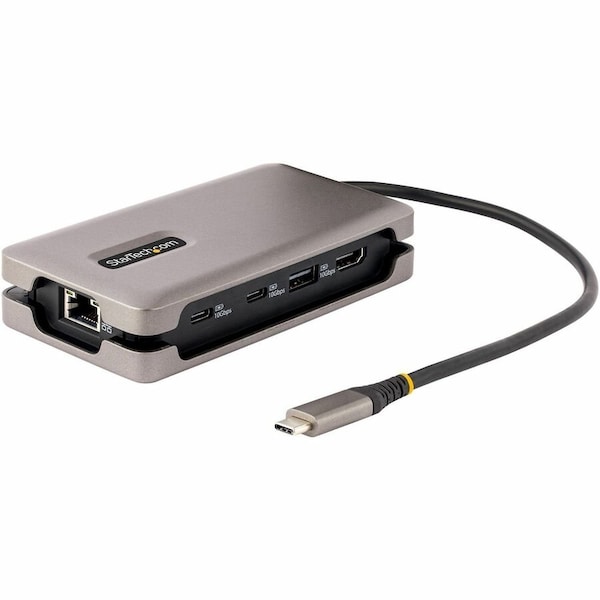 Startech.Com USB C MULTIPORT ADAPTER, 4K 60HZ HDMI 2.0B, HDR, USB 3.2 GEN 2 10GBPS HUB 2XUSB C, 1XUSB A, DKT31CH2CPD3 - main