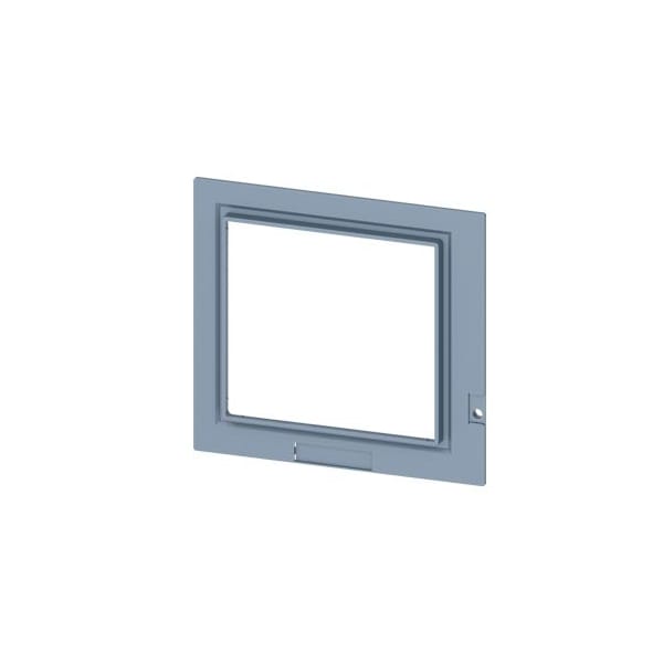 Siemens cover frame for door cutout for circuit breakers with front mounted rotary 3VA9877-0SB30 - main