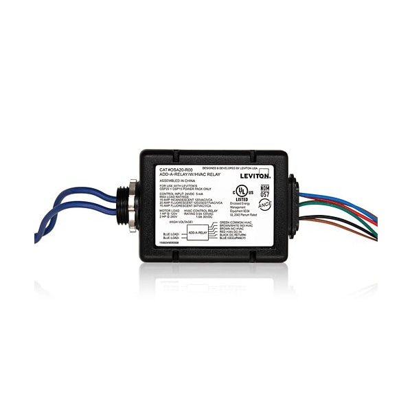 Leviton Power Pack, 120/230/277V AC, Black OSA20-R00 - main