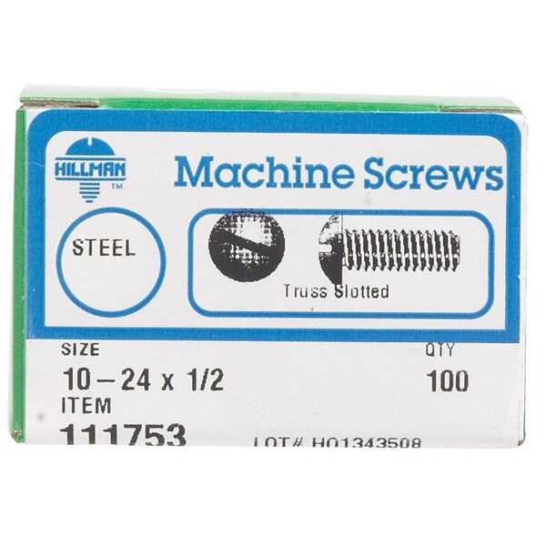 Hillman Combination Phillips/Slotted Truss Machine Screw, 100 PK 111753 - main