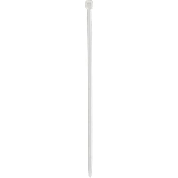 Eagle Aspen Cable Tie, 7-1/2 in L, White, Nylon, 6.5 lb Strength 501028 - main