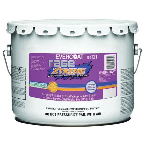 Evercoat Rage XTREME High Performance Premium Lightweight Body Filler, 3 Gallon Pail 100121 - main
