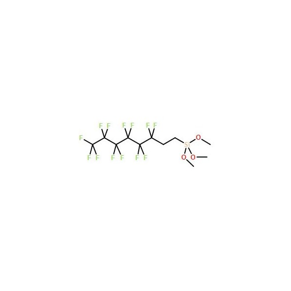 Ak Scientific 1H, 1H, 2H, 2H-Perfluorooctyltrimethoxysilane (10g), CAS 85857-16-5 Z6104-10g - main