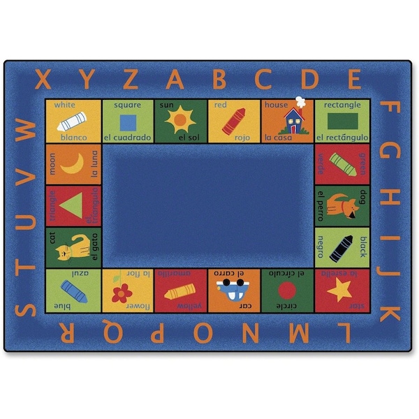 Carpets For Kids 9512 Bilingual Circletime 8.33 ft. x 11.67 ft. Rectangle Rug 9512 - main