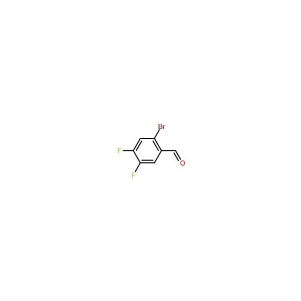 Ak Scientific 2-Bromo-4, 5-difluorobenzaldehyde (5g), CAS 476620-54-9 V6104-5g - main