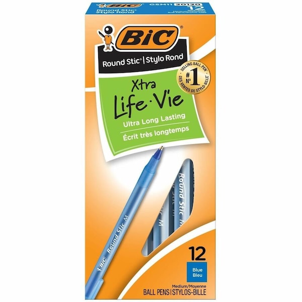 Bic BICGSM11BE Bic Stick Pens Medium Blue GSM11 BLU - main
