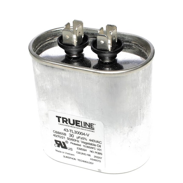 Rheem CAPACITOR - 30/440 SINGLE OVAL 43-TL30004-V - main