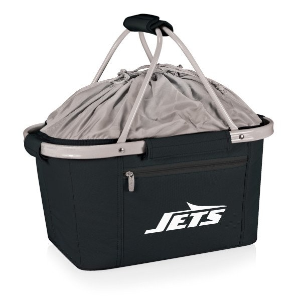 Picnic Time Family Of Brands NFL New York Jets - Metro Basket Collapsible Cooler Tote 645-00-175-224-2 - main