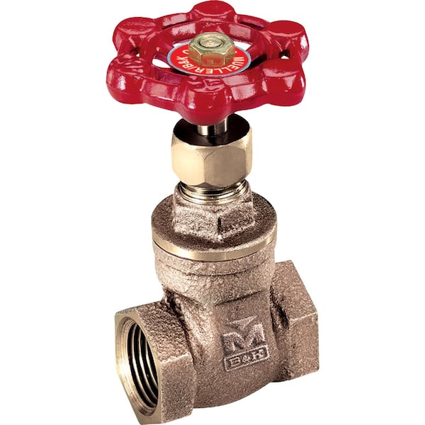 Proline Series ProLine 1/4'' FIP x 1/4'' FIP Brass Low Lead Gate Valve 100-001NL - main