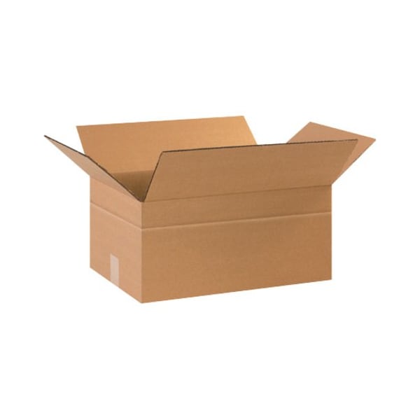 Partners Brand Multi-Depth Corrugated Boxes, 17 1/4" x 11 1/4 x 8", Kraft, 25/Bundle MD17118 - main