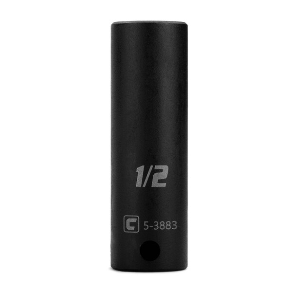 Capri Tools 1/2 in. Deep Impact Socket, 3/8-Inch Drive, 12-Point, SAE CP53883 - main