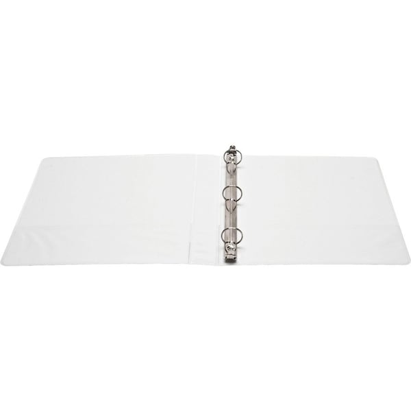 Business Source Ring Binder, White, Clear Sleeve BSN09953CT - main