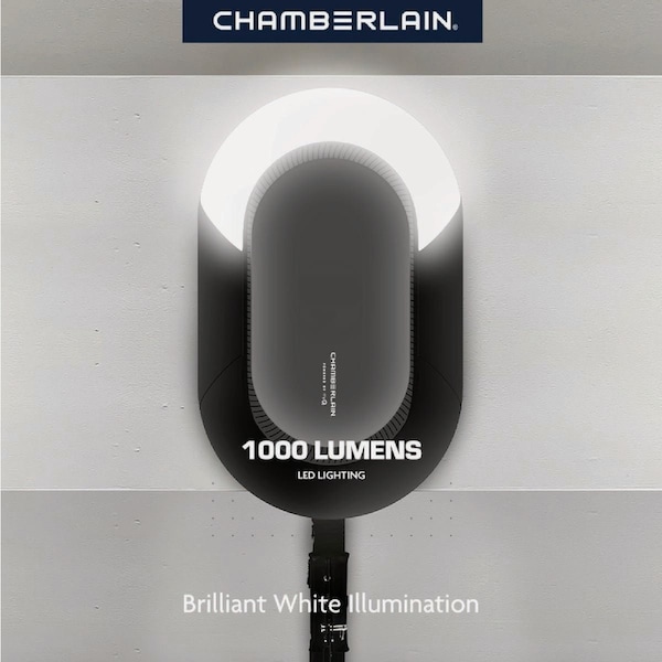 Chamberlain 3/4 HP Smartphone-Controlled Ultra-Quiet & Strong Belt Drive Garage Door Opener W/ Built-In WiFi B4613T - main