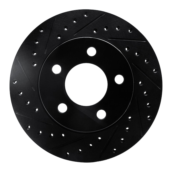 Dynamic Friction Co DFC Brake Rotor - Drilled and Slotted - Black 633-42015L - main