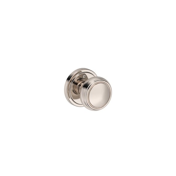 Baldwin Residential Door Knobs Half Dummy Reversible Lifetime Bright Nickel HDBRESRR055 - main