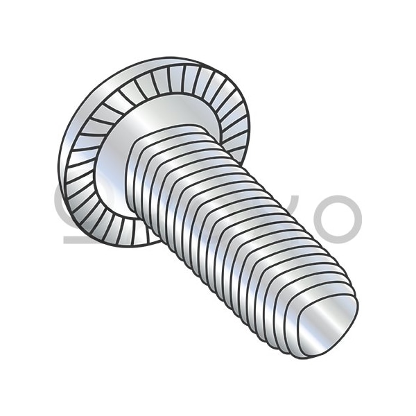 Oxoxo 8-32X5/16 Phillips Pan Serrate Taptite Alternate Thread Roll Screw Full Thrd Zinc Bake Wax, 10000PK 579621 - main