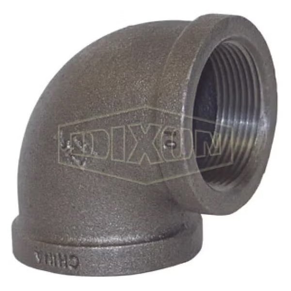 Dixon 90Deg Pipe Elbow, 3 in Nominal, FNPT End Style, Iron EL90300 - main