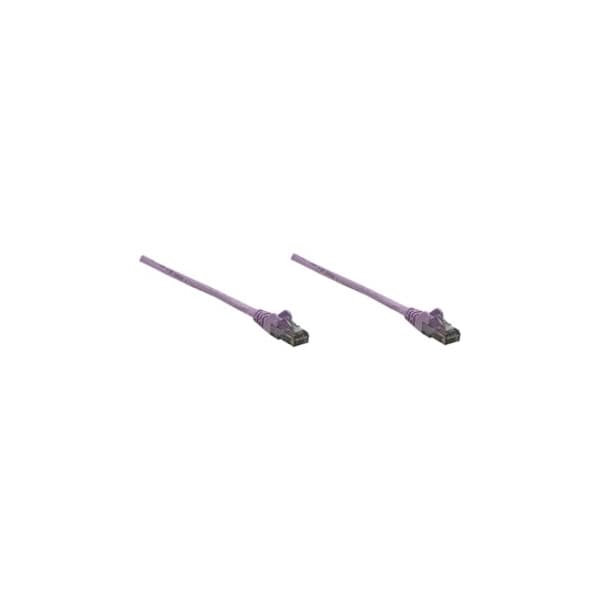 Intellinet Network Solutions 1.5 Ft Purple Cat6 Snagless Patch Cable 393119 - main