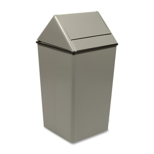 Witt Industries Large Square Hamper with Swingtop, Slate 1511HTSL - main