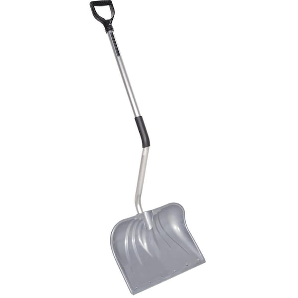 Rugg Snow Shovel with BackSaver Handle, Poly Blade, Aluminum Handle 26PBSLW-1 - main
