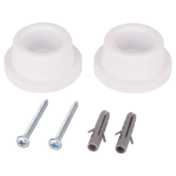 Prosource Door Stop, 1-3/4 in Dia Base, 1-25/32 in Dia Base x 15/16 in H Projection, Rubber 20276PHB-PS - main