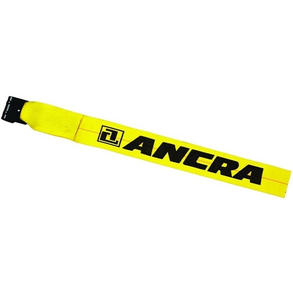 Ancra Mfg Winch Strap with Flat Hook, 4 in W, 30 ft L, 5400 lb Vertical Hitch, Polyester 43795-10-30 - main