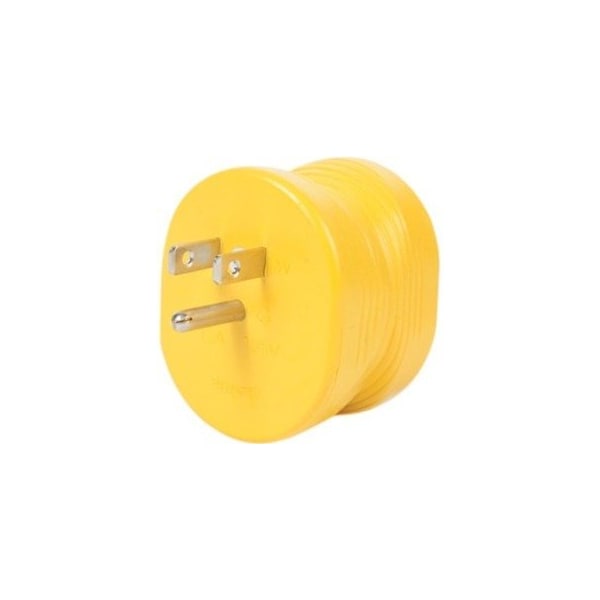 Camco Plug Adapter, Outlet Tap, TT-30R, 5-15P, Yellow 55223 - main