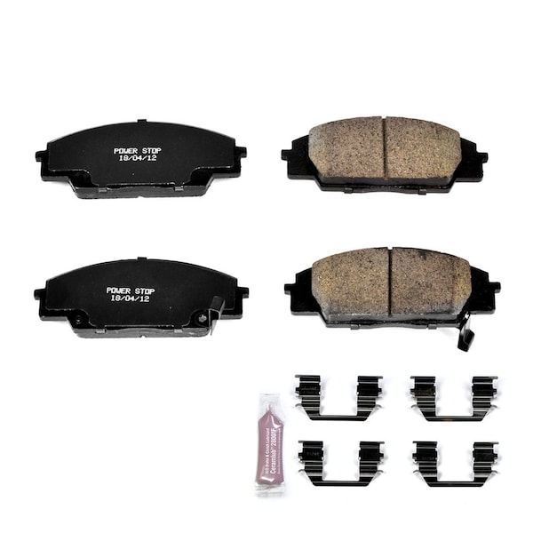 Powerstop Z23 Evolution Sport Carbon Fiber-Ceramic Brake Pads with Hardware Z23-829 - main