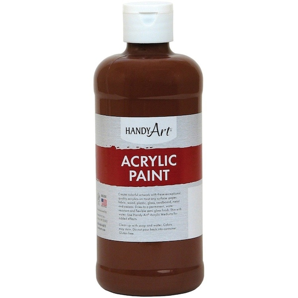 Handy Art Acrylic Paint 16 oz, Burnt Sienna, 3PK 101085 - main
