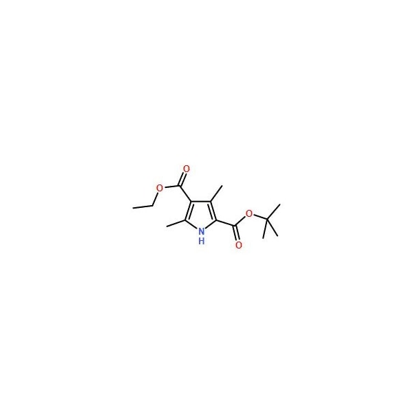 Ak Scientific 3, 5-Dimethylpyrrole-2, 4-dicarboxylic acid 2-t-butyl ester-4-ethyl ester (25g), CAS 86770-31-2 P759-25g - main