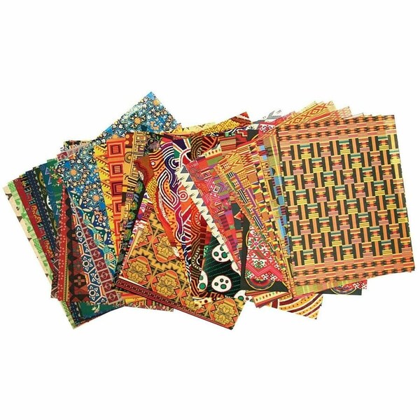 Roylco Around the World Paper Collection, 8.5" x 11", 96 Sheets 15199 - main