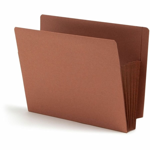 Smead HEAVY-DUTY REDROPE END TAB TUFF POCKETS, 5.25in EXPANSION, LETTER SIZE, REDROPE, 10PK 73790 - main