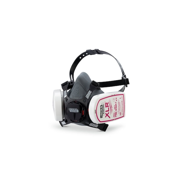 Lincoln Electric Welding Respirator, Half Mask, L, P100, Size, L 2 Cartridges Included K4683-L - main