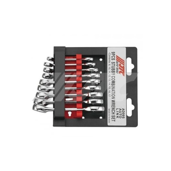 Jtc Auto Tools Stubby Combination Wrench Set, 9pcs AD09S - main