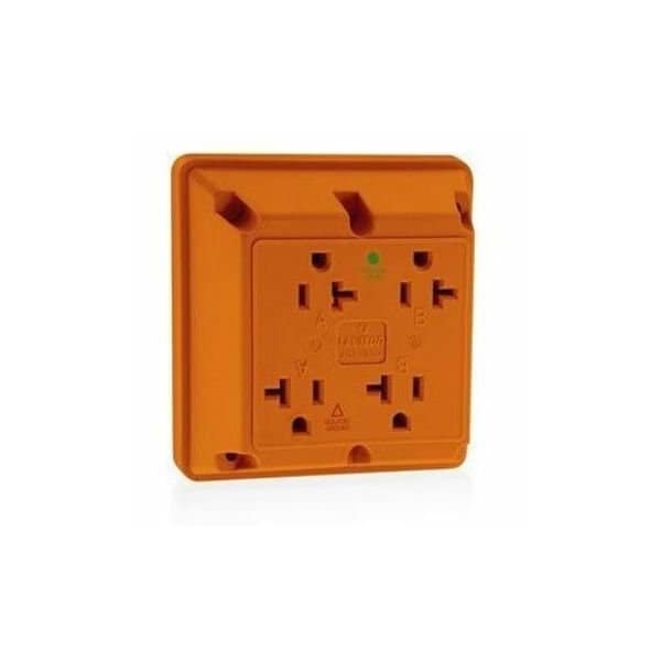 Leviton Four-In-One Receptacles 20 Amp, 125 Volt 21254-IG - main
