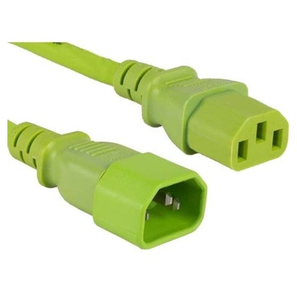 Enet C13 To C14 10Ft Green Pwr Extension Cord C13C14-GN-10F-ENC - main