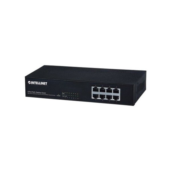 Intellinet Network Solutions 8 X Poe Ports, Ieee 802.3At/Af Power-Over-Ethernet (Poe+/Poe), 560764 - main