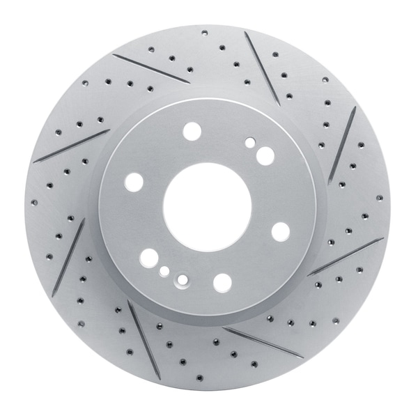 Dynamic Friction Co DFC Geoperformance Rotor - Drilled and Slotted 830-47080R - main