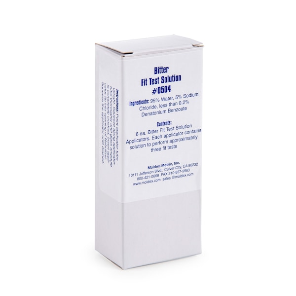 Moldex Fit Test Solution, 6-2.5 mL Ampules 0504 - main