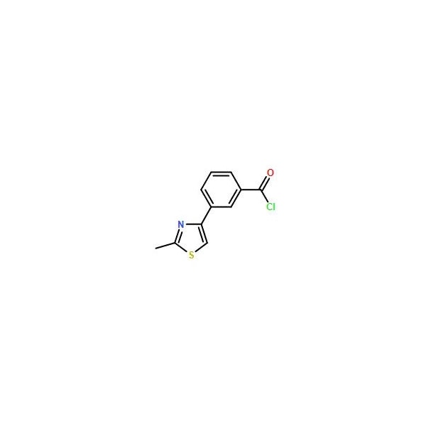 Ak Scientific 3-(2-Methyl-1, 3-thiazol-4-yl)benzoyl chloride (1g), CAS 844891-05-0 0456AF-1g - main
