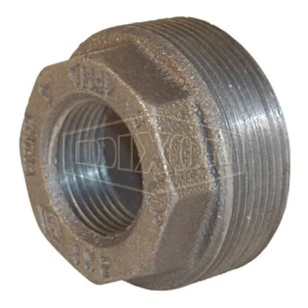 Dixon Reducer Hex Bushing, 1/2 x 1-1/4 in Nominal, MNPT x FNPT End Style, Iron HB1250 - main