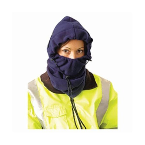 Occunomix Hot 3-in-1 Balaclava, Drawstring Adjustment, Polyester Plush Fleece, Navy 1070-01 - main