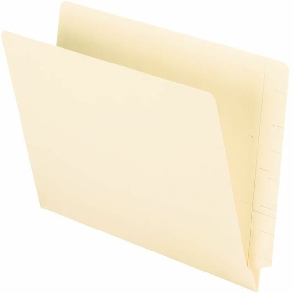 Esselte Pendaflex H110D End Tab Folders Straight Cut Two Ply 9 1/2 Front Letter Manila 100/Box H110D - main