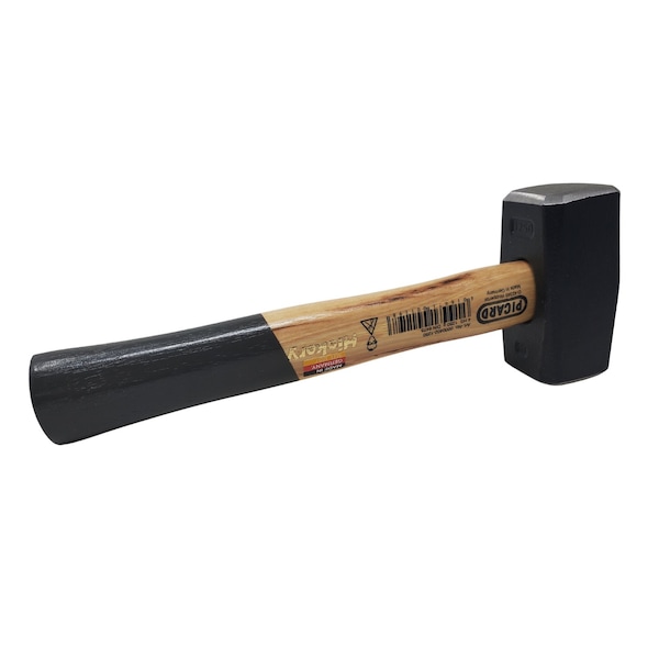Picard Drilling Hammer w/Hickory Handle (Mash Hammer) 2.76lb (1250g) 0402-1250 - main