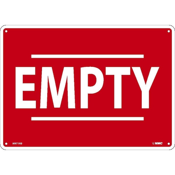 Nmc Red Empty Sign, M971RB M971RB - main