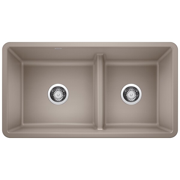Blanco Precis Reversible 1-3/4 w/Low Divide, Truffle 442522 - main