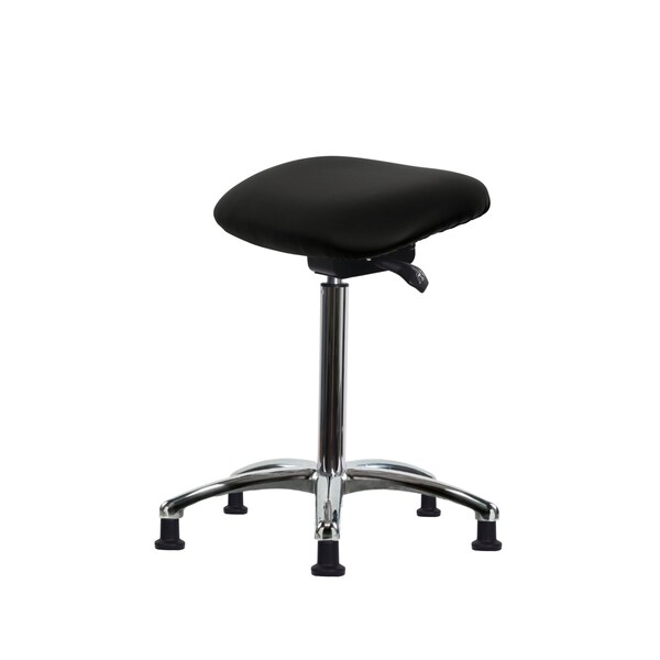 Blue Ridge Ergonomics Class 100 Clean Room Vinyl Sit-Stand-Standing Height with Stat Glides in Carbon Supernova Vinyl CLR-VSTSS-CR-NF-RG-8823 - main