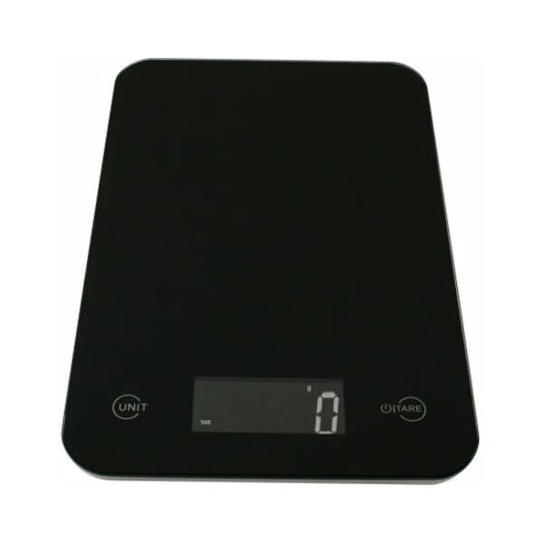 American Weigh Scales ONYX-5KG-BLK Kitchen Scale with Large Glass ONYX-5KG-BLK - main