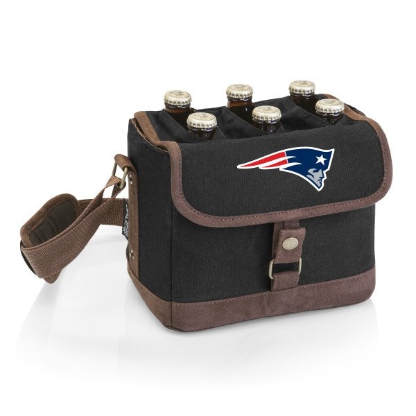 Picnic Time Family Of Brands NFL New England Patriots - Beer Caddy Cooler Tote with Opener 762-00-311-194-2 - main