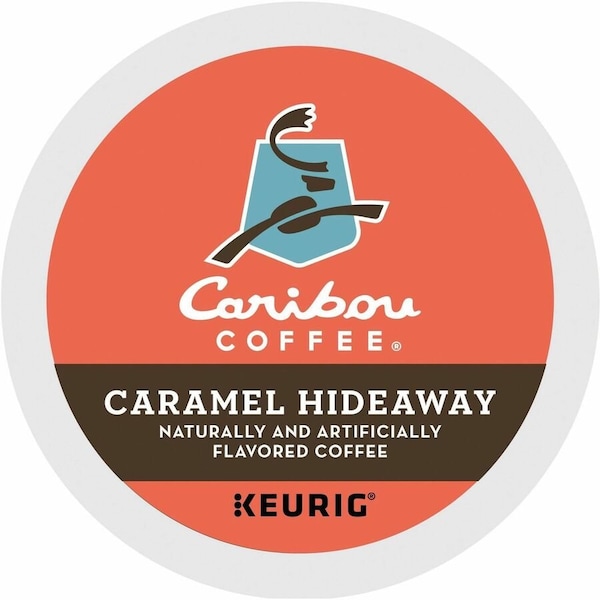 Caribou Coffee K-Cup Caramel Hideaway, Medium, K-Cup, 24PK 5000330787 - main